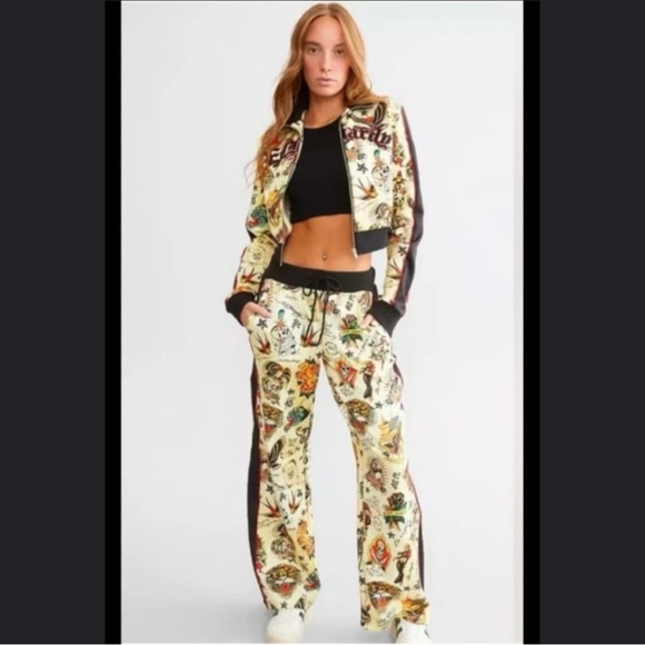 Ed Hardy Pants - Ed Hardy Y2K Track Suit (Set) Women's size LARGE